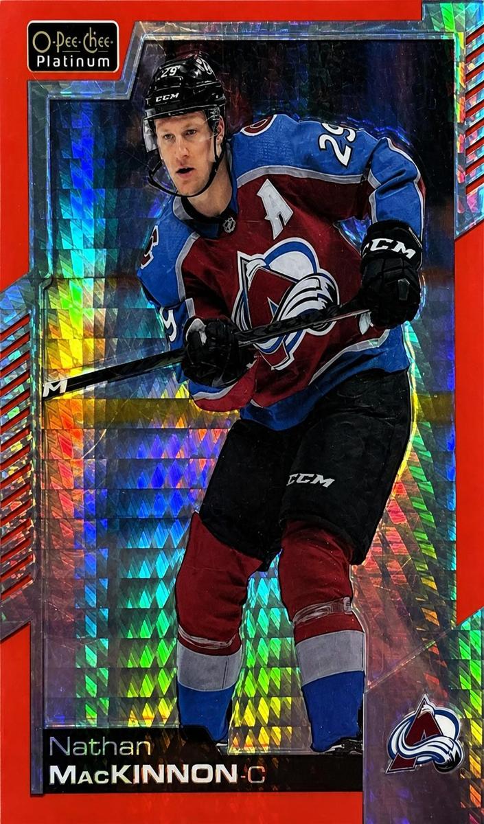 2020 O-Pee-Chee Platinum Nathan MacKinnon [Emerald Surge] #4 card