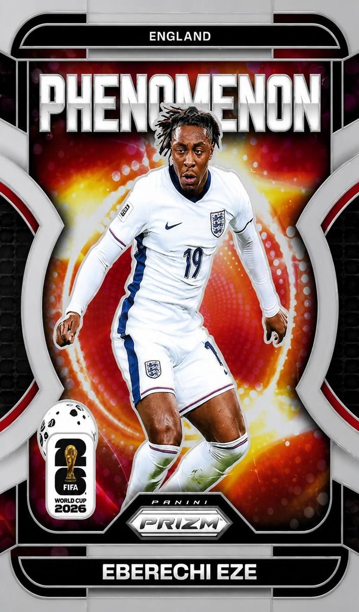 2026 Panini Prizm FIFA World Cup Eberechi Eze [Silver] #22 card