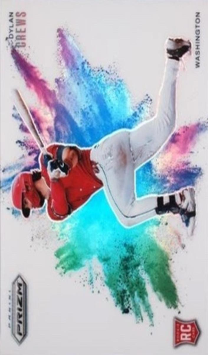 2025 Panini Prizm Color Blast Dylan Crews #10 card