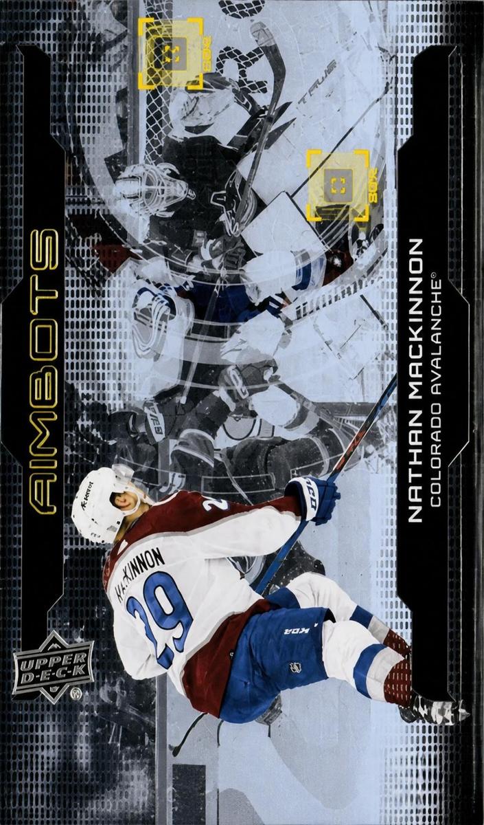 2024 Upper Deck Nathan MacKinnon [Black] #AB-14 card