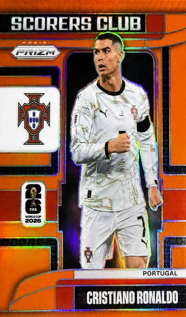 2026 Panini Prizm FIFA World Cup Cristiano Ronaldo [Orange] #21 card
