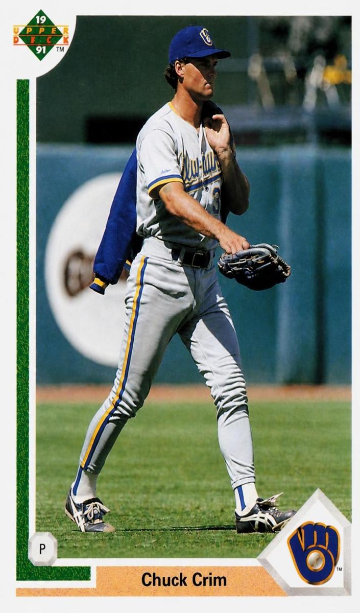 1991 Upper Deck Chuck Crim #391 card