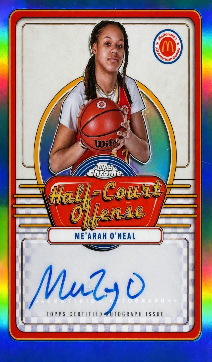 2024 Topps Chrome McDonald's All American Me'Arah O'Neal #IML-MEA card