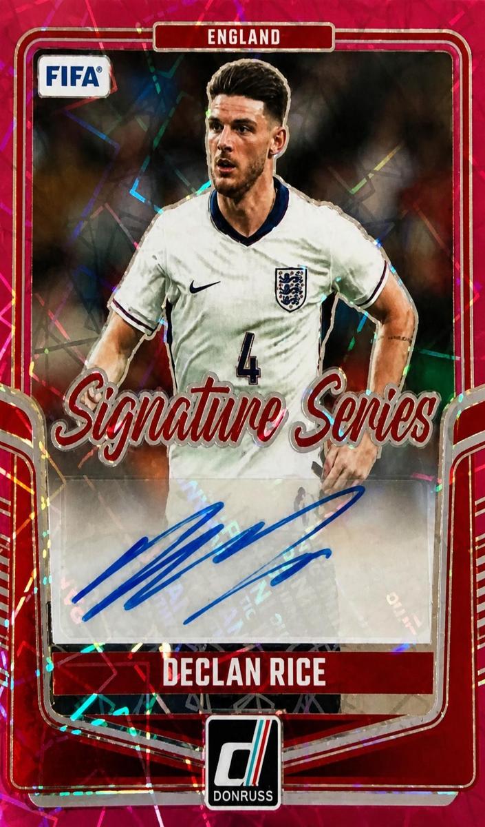 2024 Panini Donruss Declan Rice [Pink Velocity] #SS-DR card