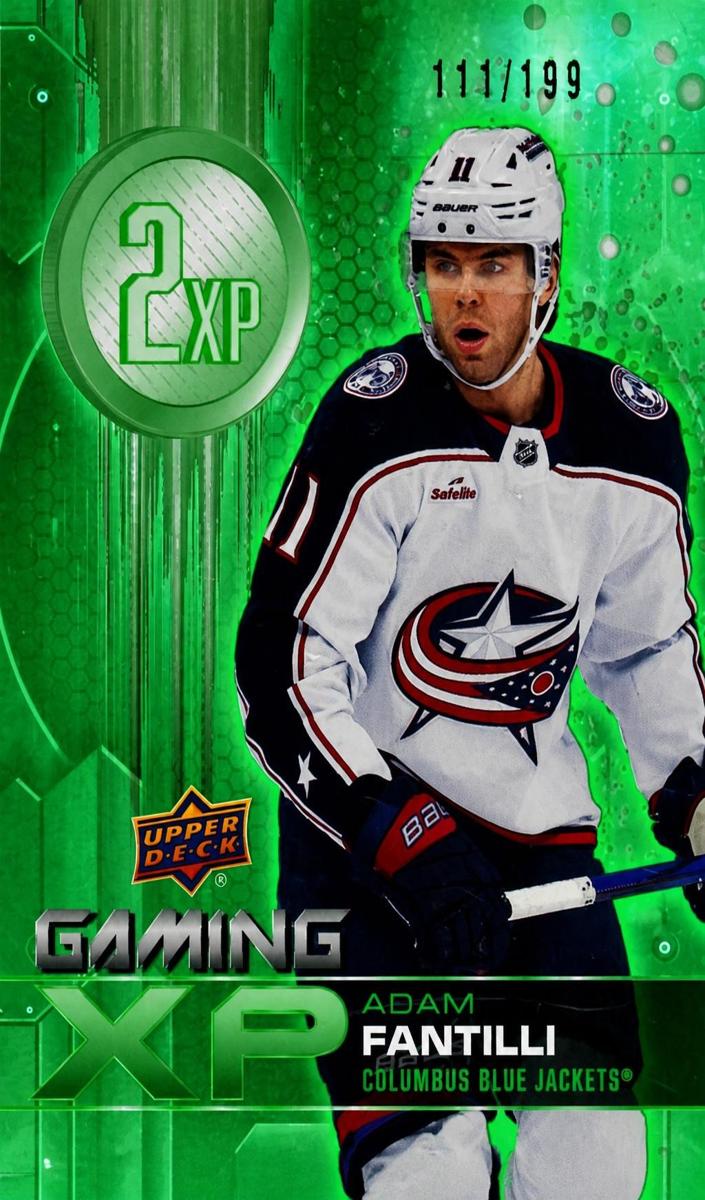 2024 Upper Deck Adam Fantilli [Blue] #GXP-12 card