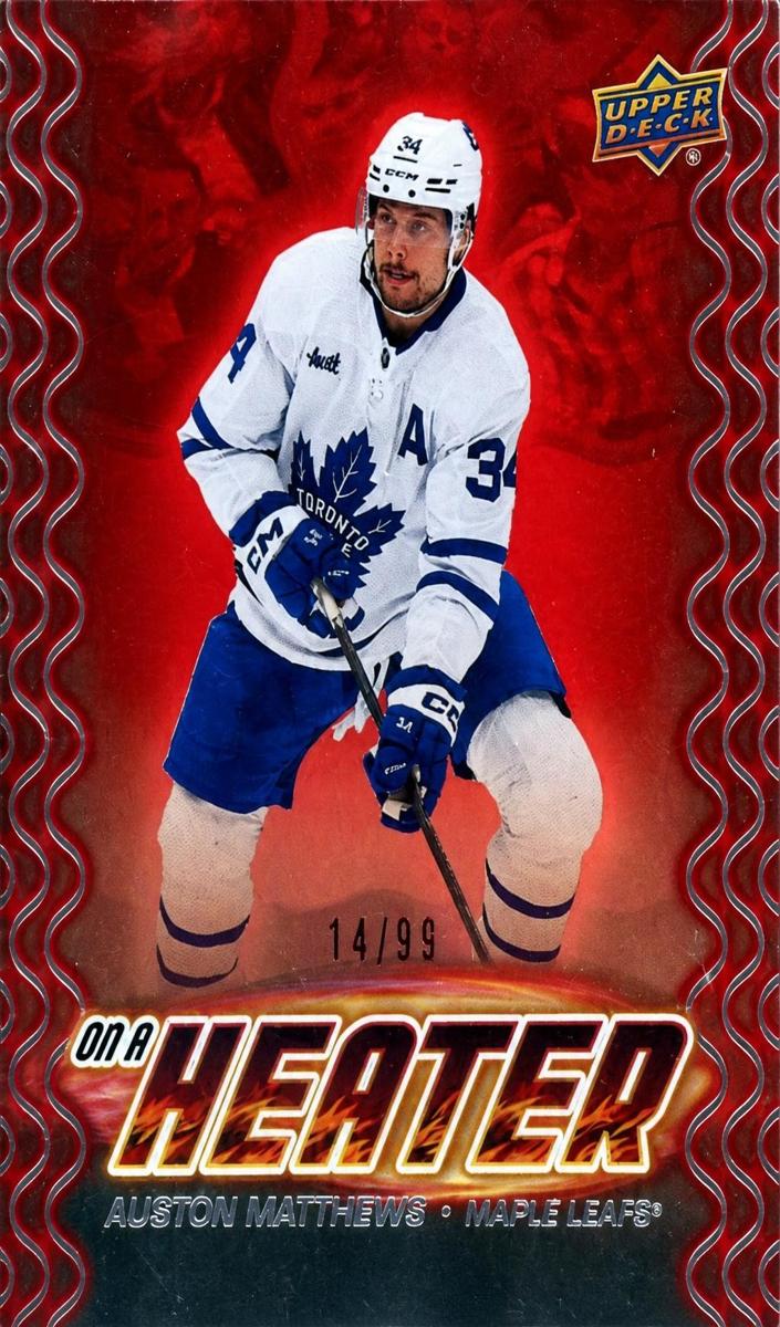 2024 Upper Deck Auston Matthews [Speckle] #OH-7 card