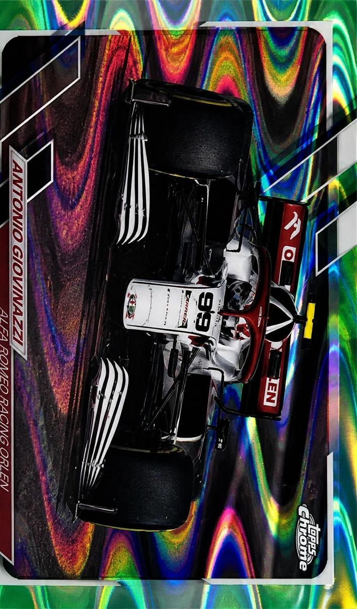 2021 Antonio Giovinazzi [Green RayWave Refractor] #111