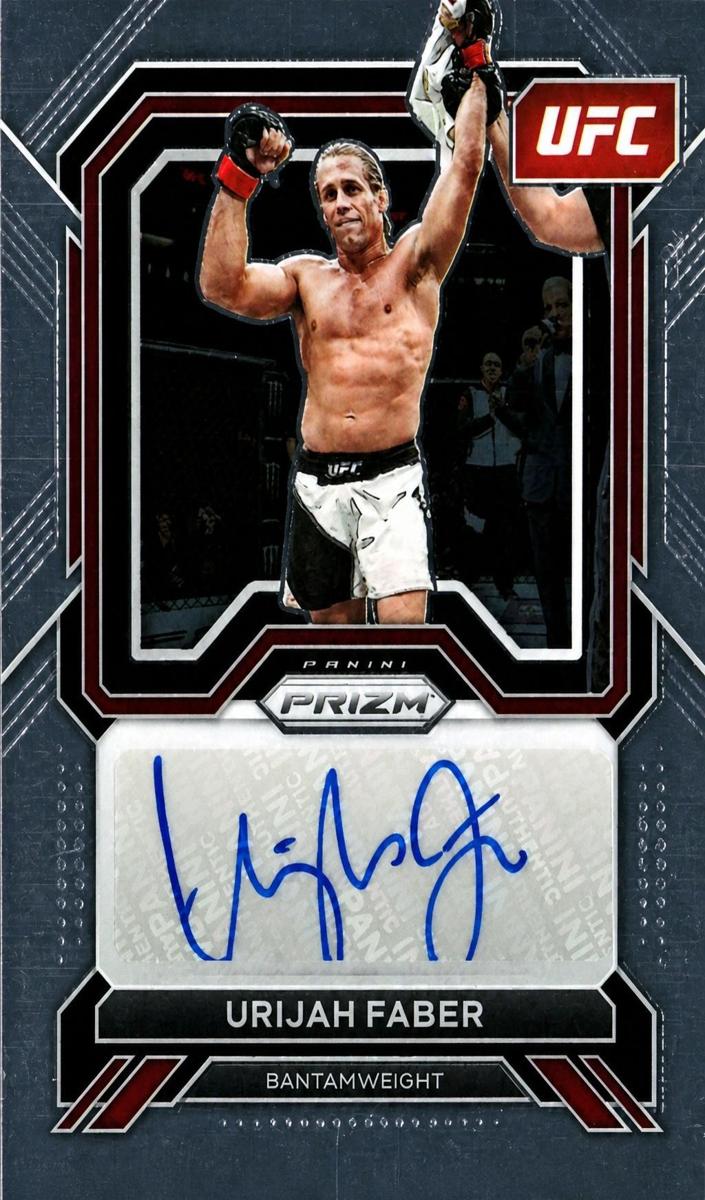 2023 Panini Prizm Urijah Faber #SA-UFB card