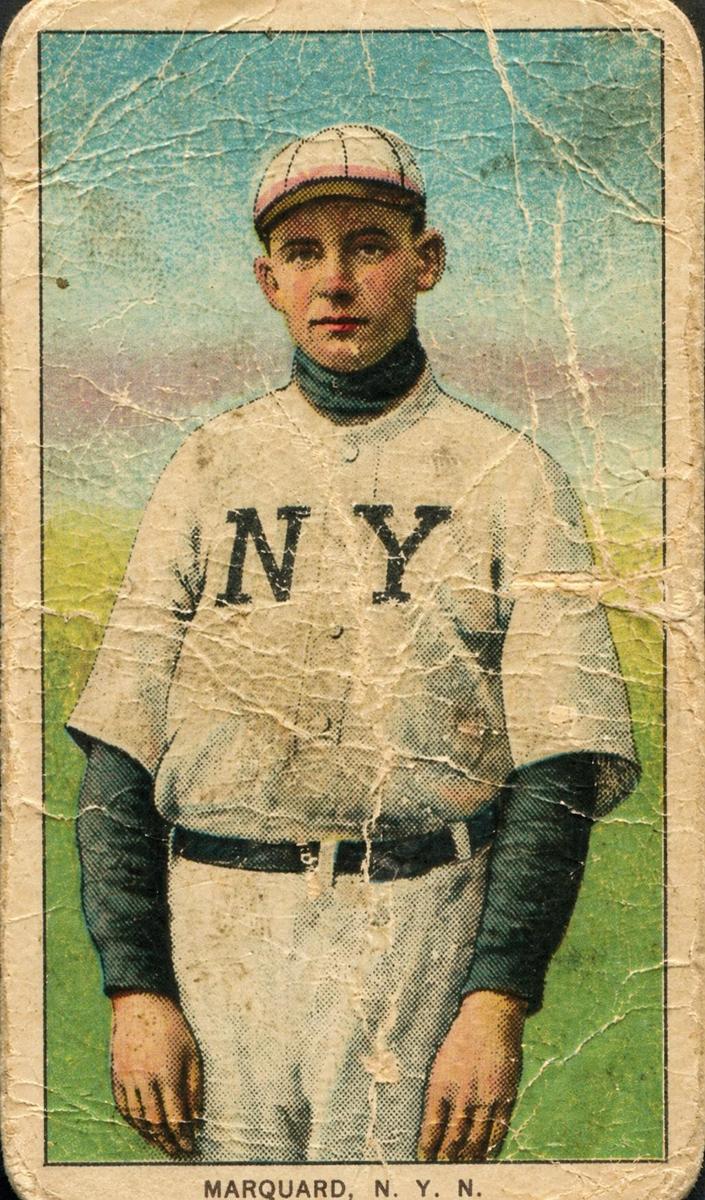 1909 Rube Marquard [Hands at Thighs]