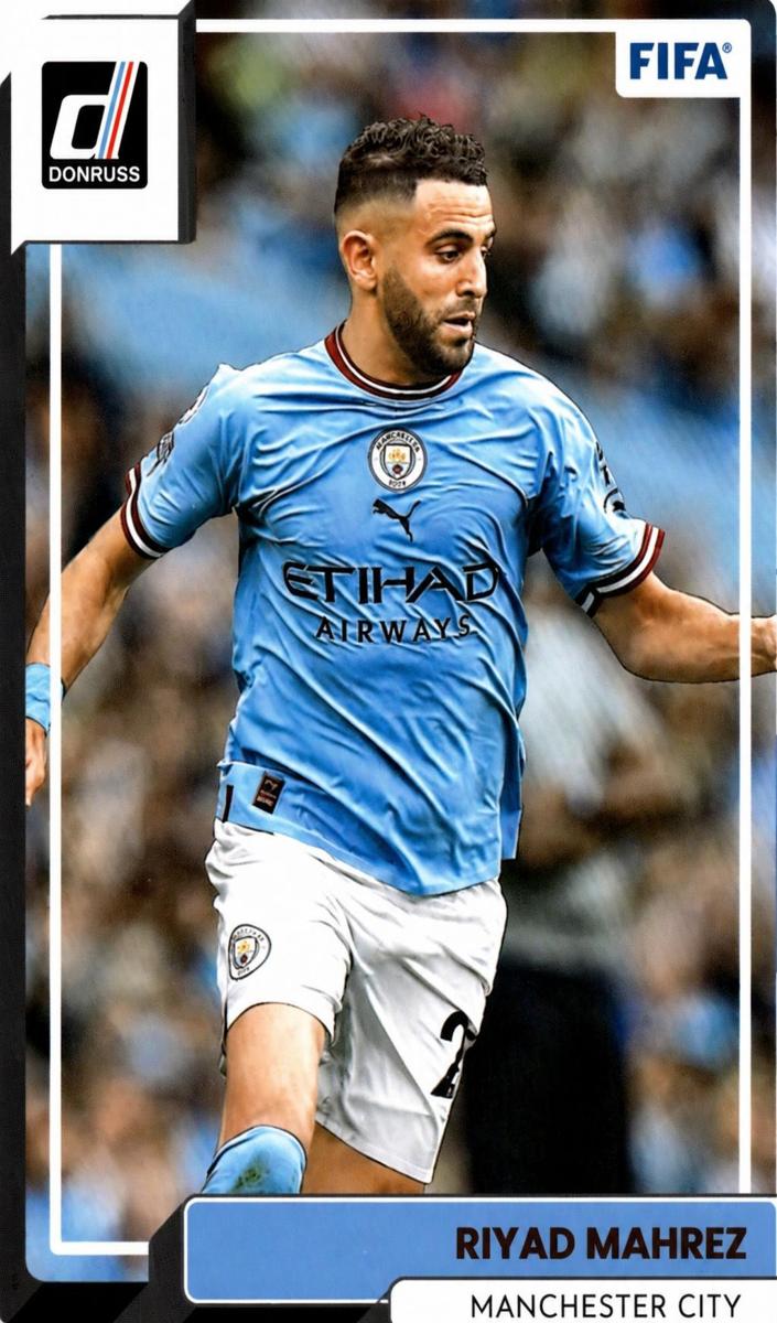 2022 Panini Donruss Riyad Mahrez #162 card