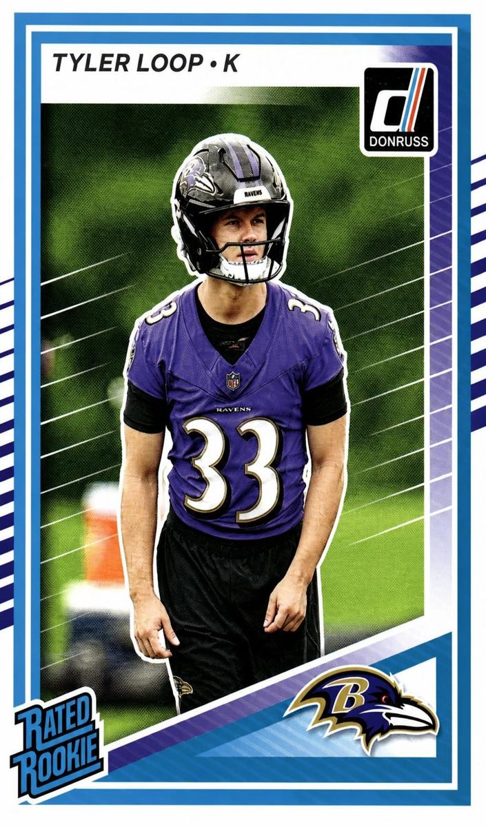 Tyler Loop 2025 Donruss Football card