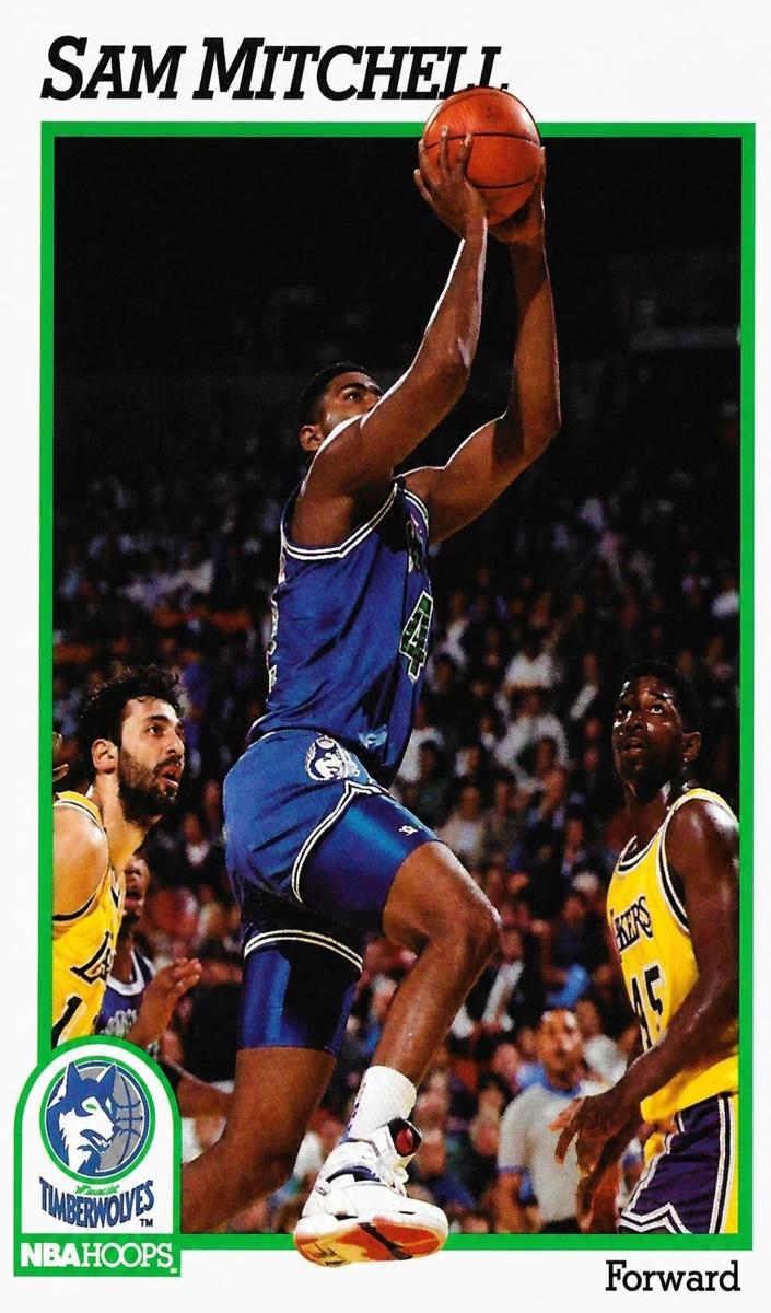 1991 Hoops Sam Mitchell #127 card