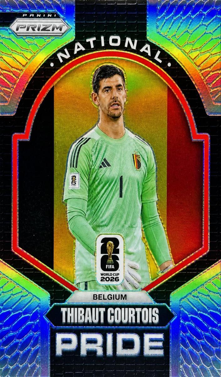 2026 Panini Prizm FIFA World Cup Thibaut Courtois #27 card