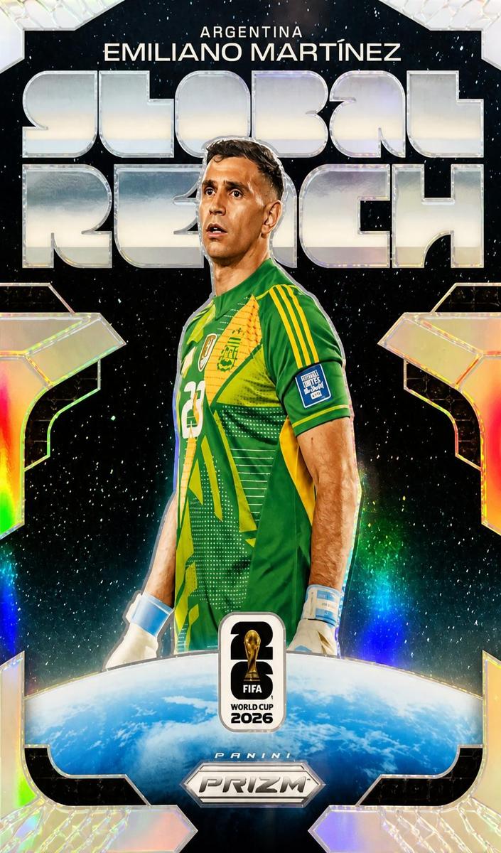 2026 Panini Prizm FIFA World Cup Emiliano Martinez [Silver] #22 card