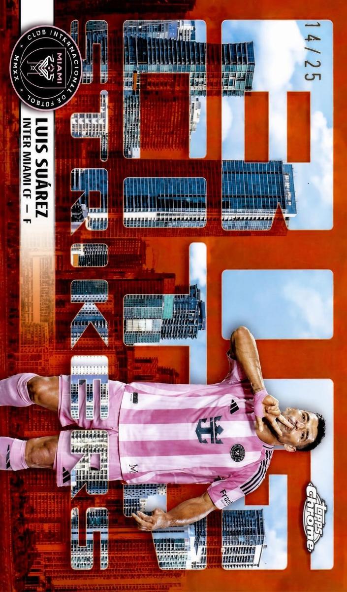 2025 Luis Suarez [Orange Refractor] #BCS-6