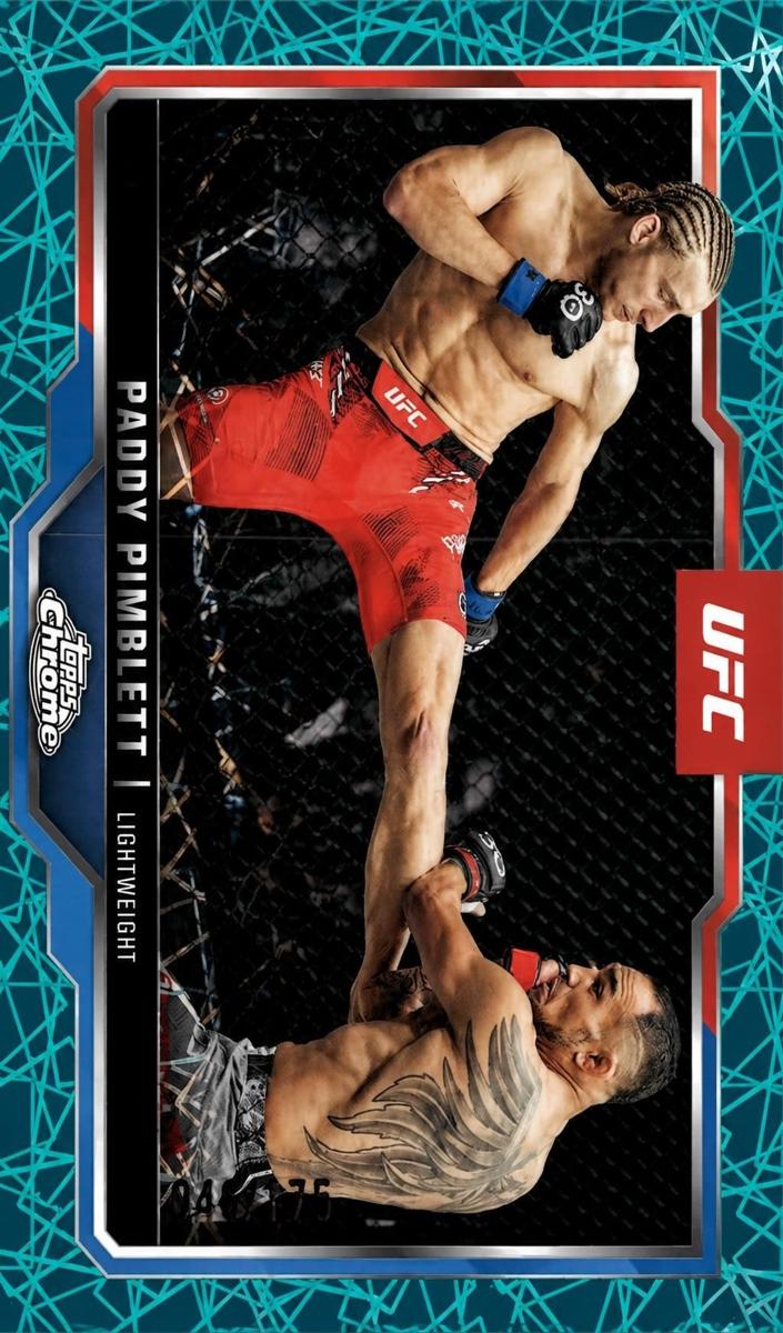 2025 Paddy Pimblett [Teal Lazer Refractor] #177