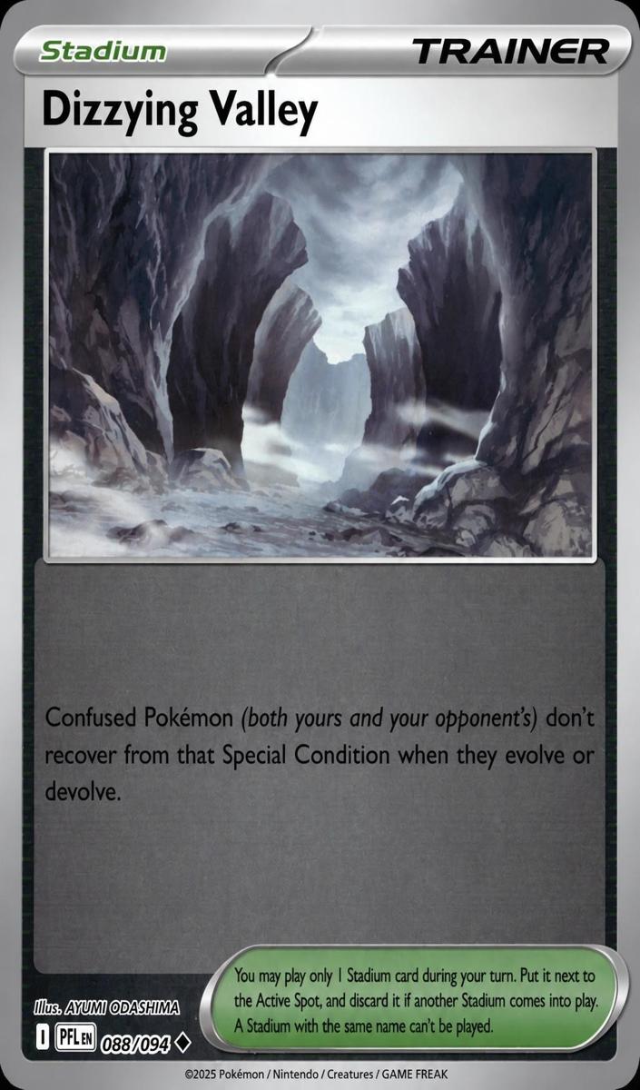 Dizzying Valley 2025 Pokemon Mega Evolution Phantasmal Flames