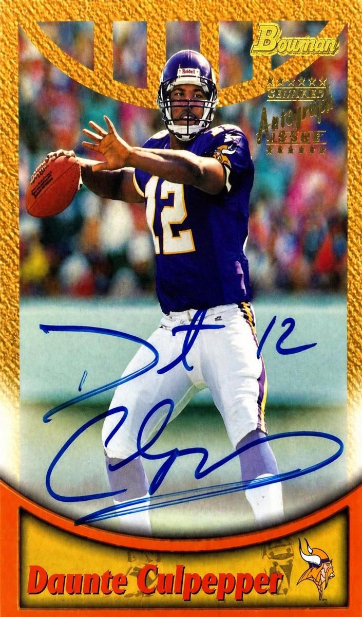 1999 Bowman Daunte Culpepper #A6 card