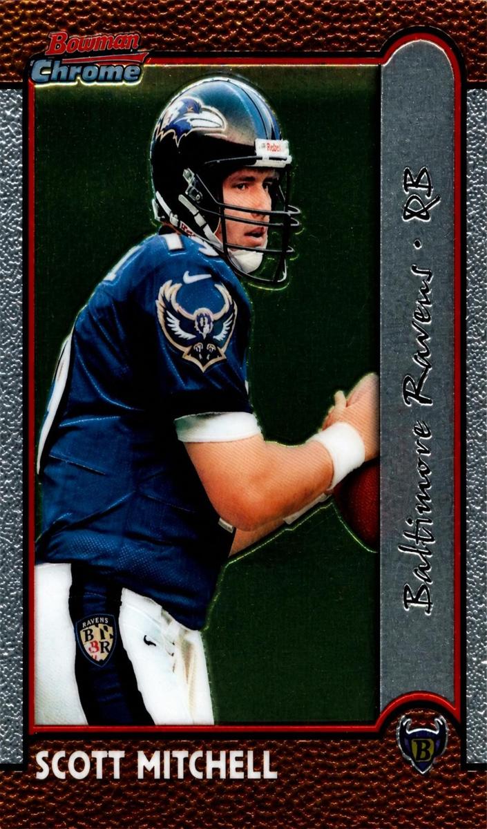 1999 Bowman Chrome Scott Mitchell #122 card