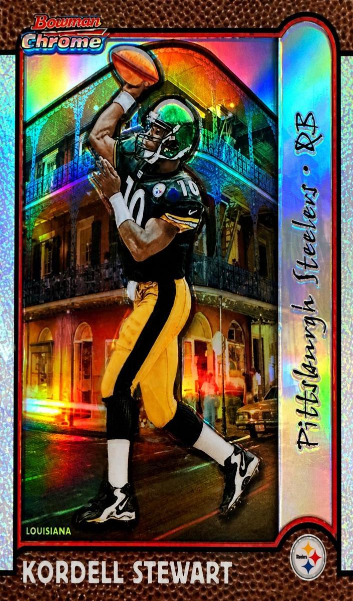 1999 Bowman Chrome Kordell Stewart #124 card