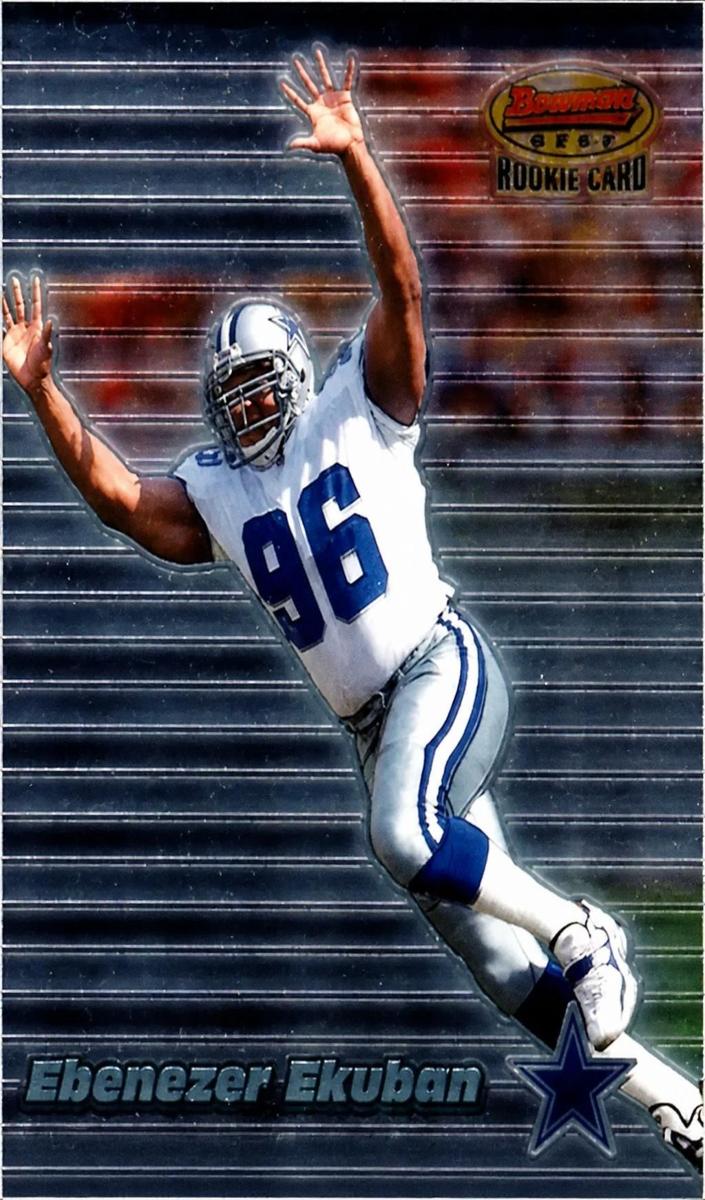 1999 Bowman's Best Ebenezer Ekuban #106 card