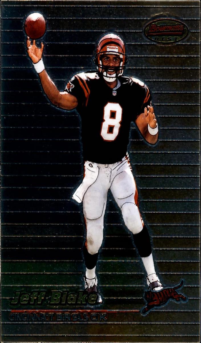 1999 Bowman's Best Jeff Blake #36 card