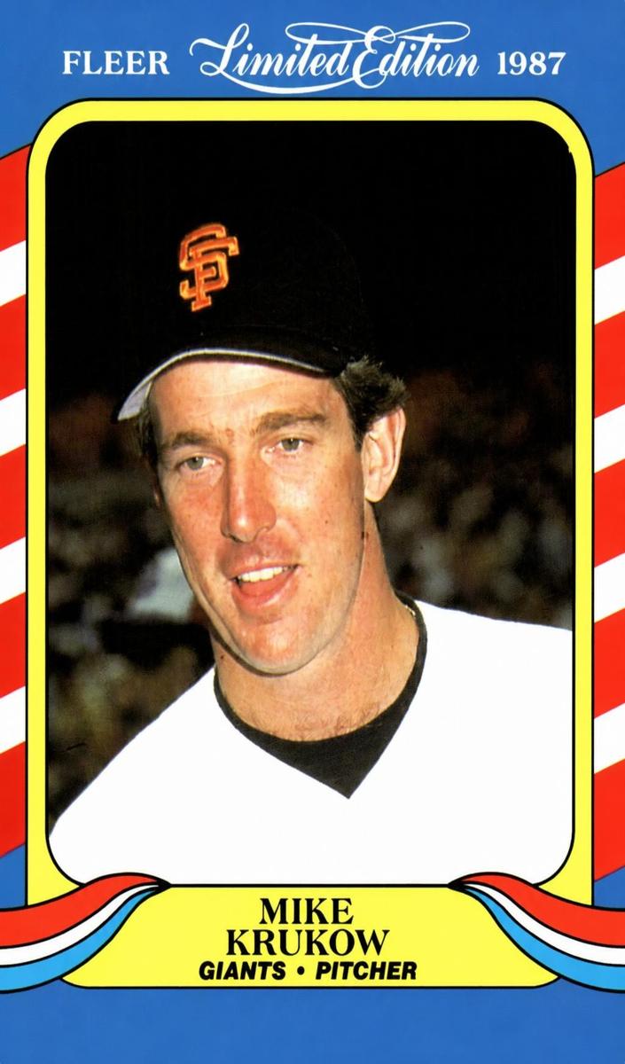 1987 Mike Krukow #24