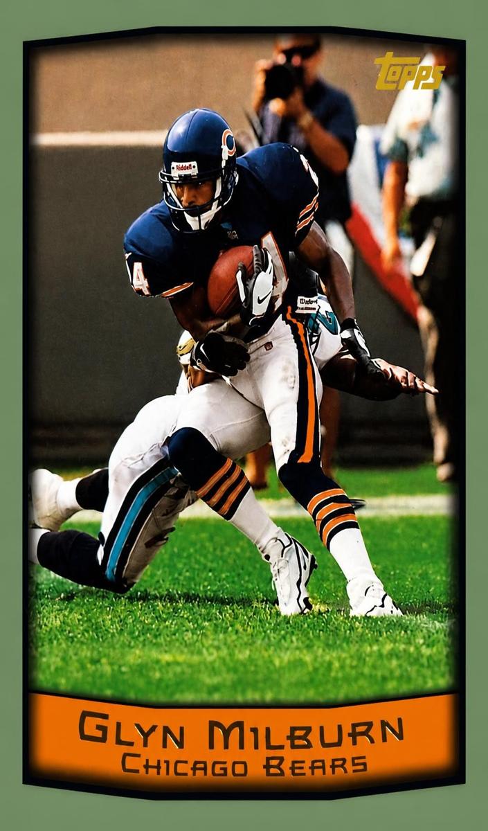 1999 Topps Glyn Milburn #195 card