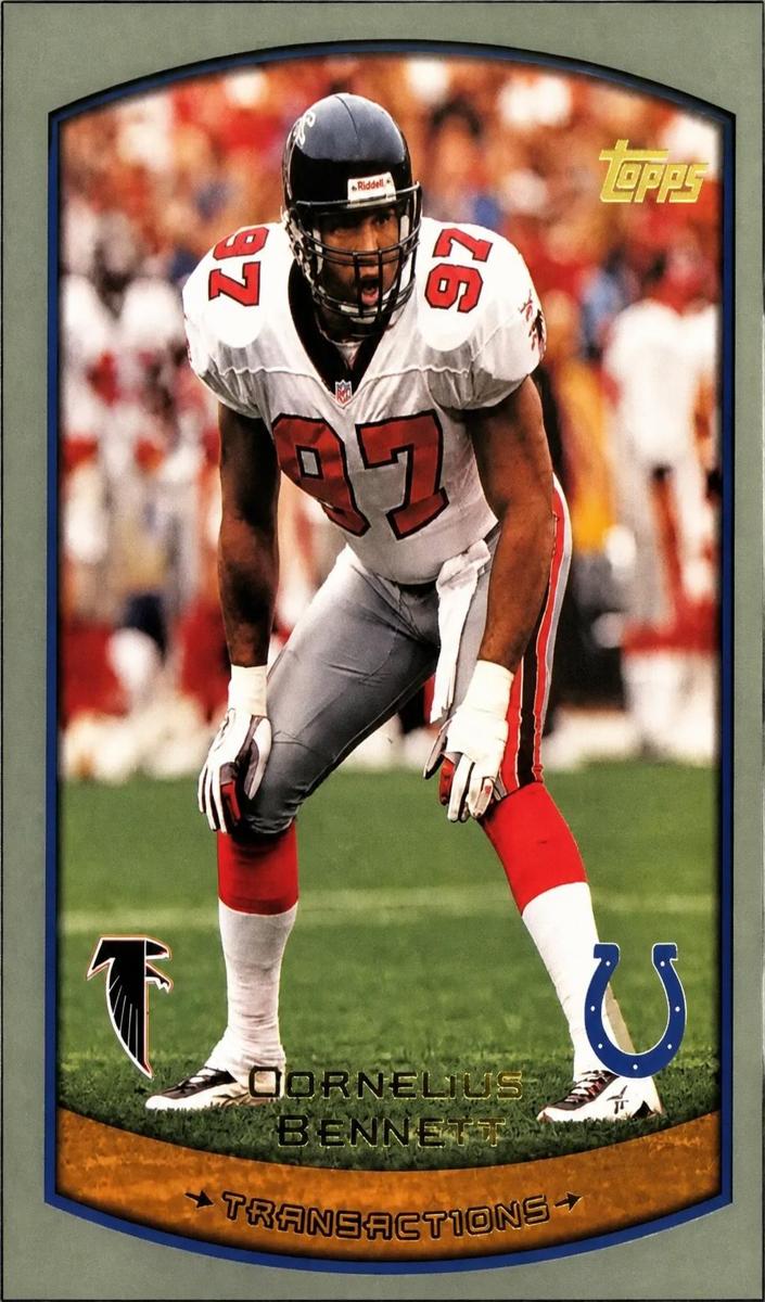 1999 Topps Cornelius Bennett #68 card