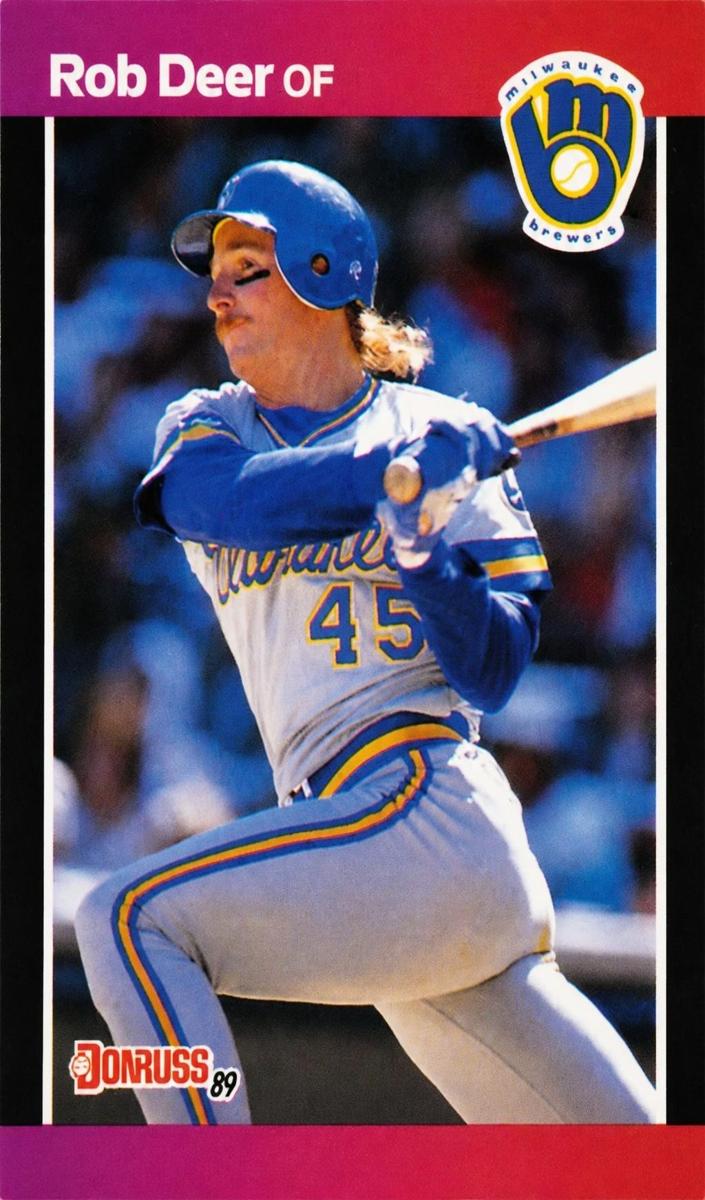 1989 Donruss Rob Deer #173 card