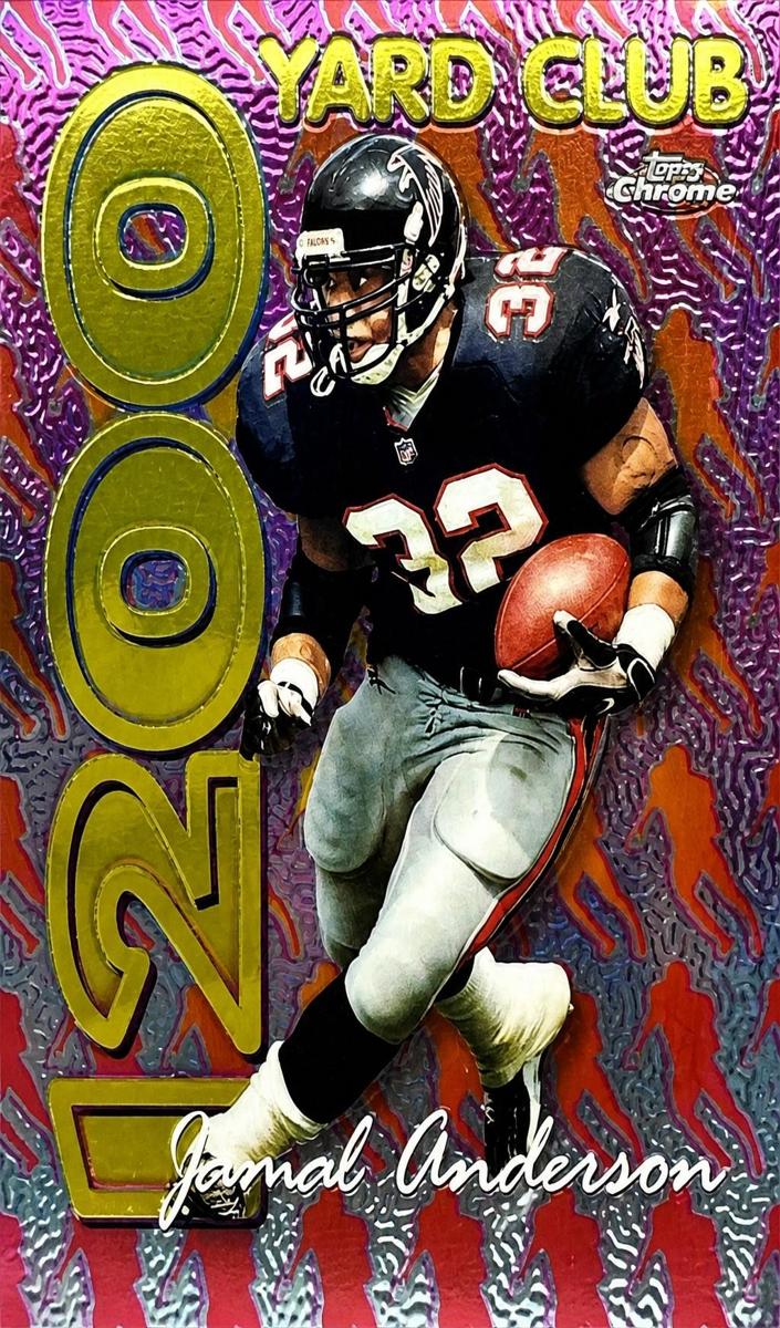 1999 Topps Chrome Jamal Anderson #AE9 card