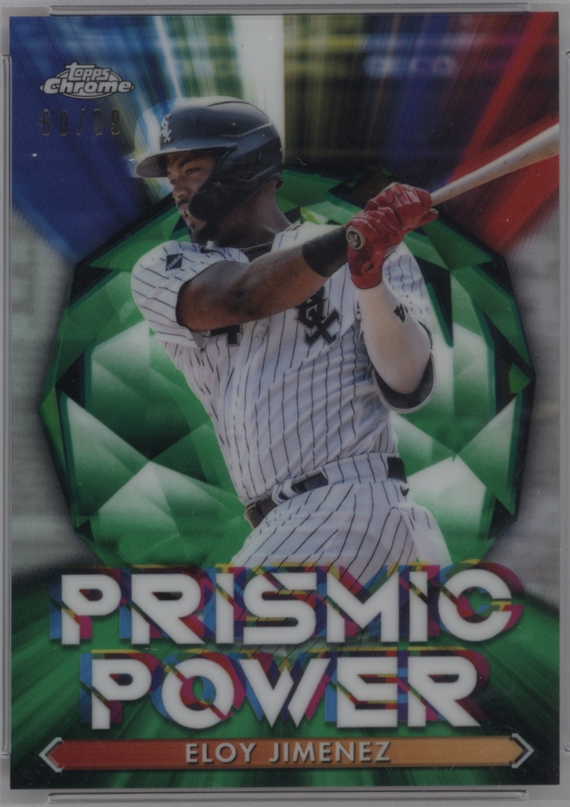 2021 Topps Chrome Baseball Green Refractor Eloy Jimenez #PP-7