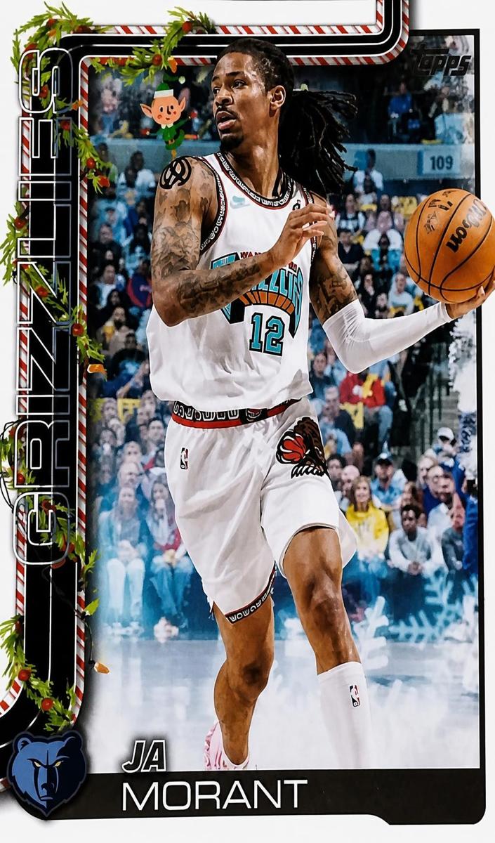 2025 Topps Holiday Ja Morant #HE-JM card