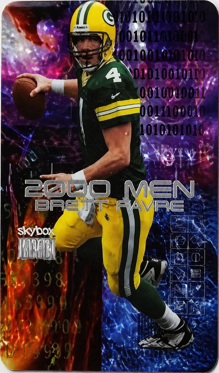 1999 Skybox Premium Brett Favre #14 TM card