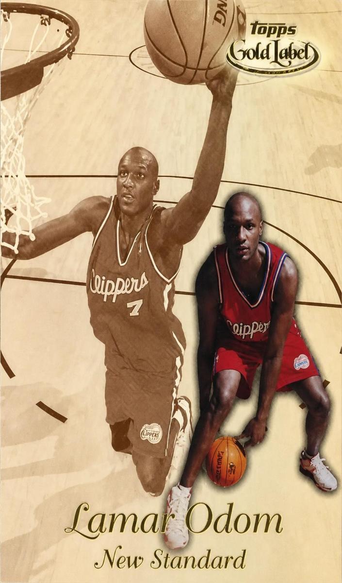 1999 Topps Gold Label Lamar Odom #NS11 card