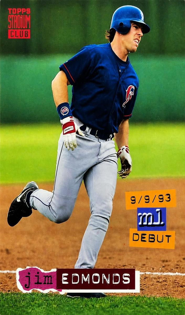 1994 Topps Stadium Club Jim Edmonds #603 card
