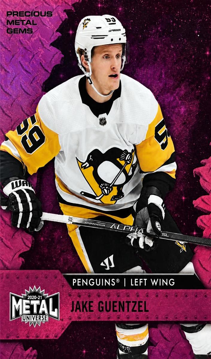 2020 Skybox Metal Universe Jake Guentzel [Red] #51 card