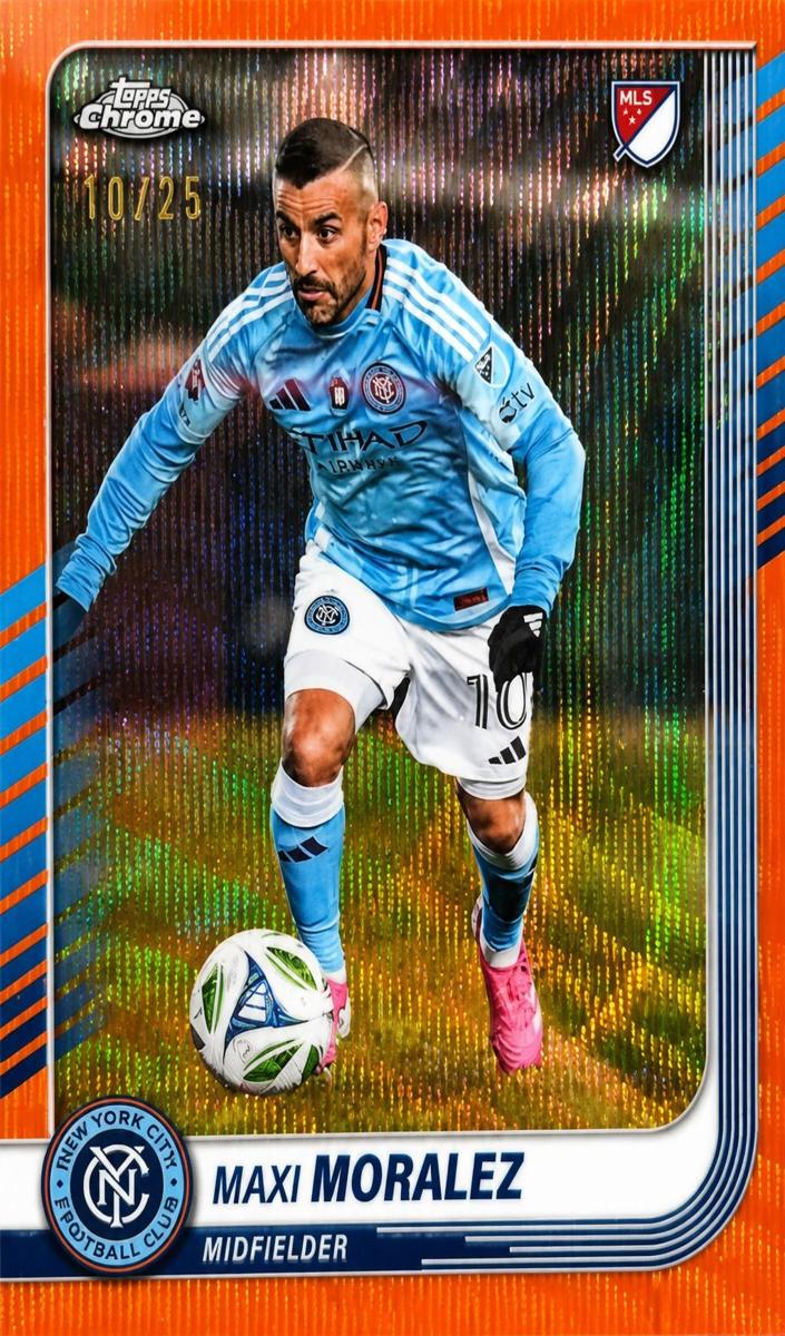 2025 Maxi Moralez [Orange Wave Refractor] #112