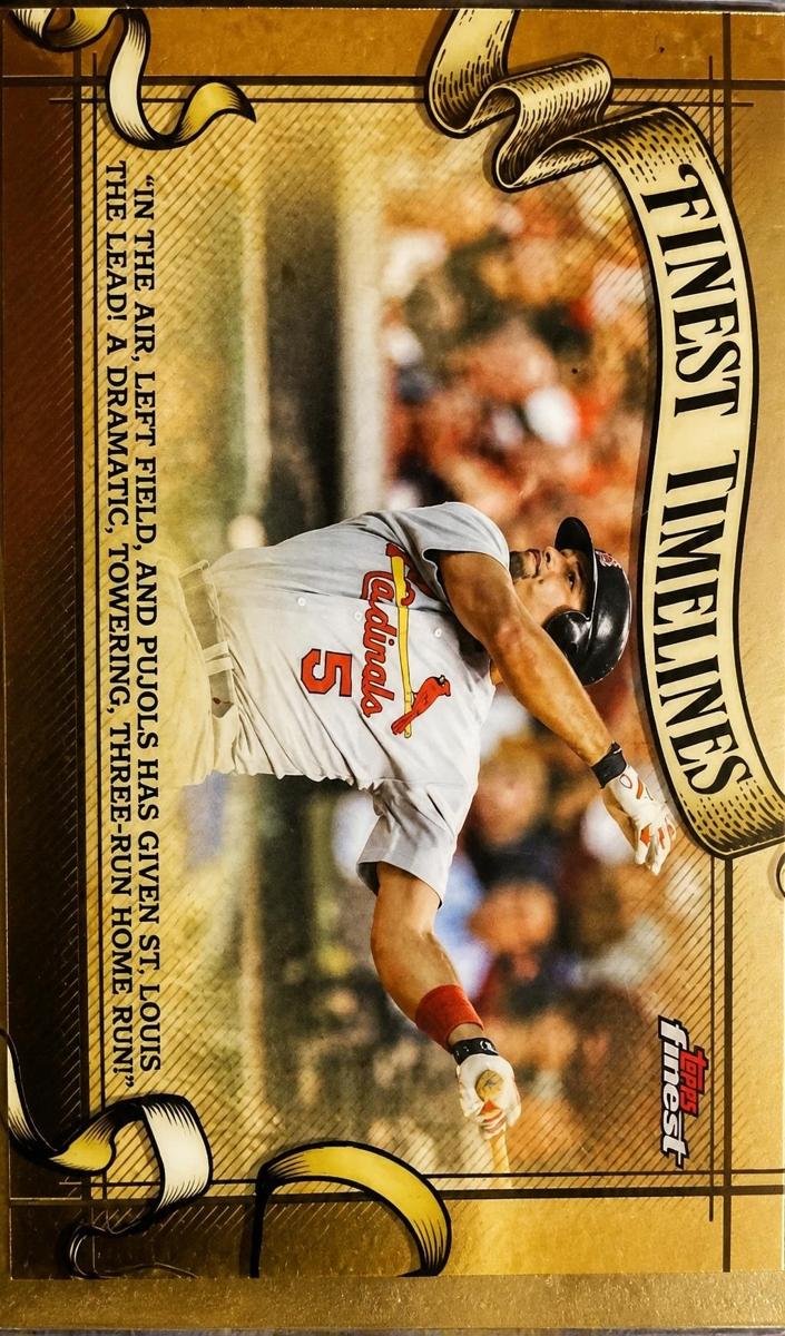 Albert Pujols 2026 Topps Finest Baseball card