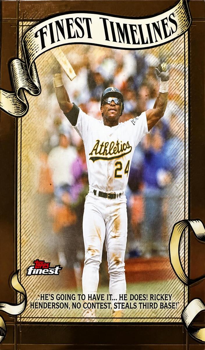 Rickey Henderson 2026 Topps Finest Baseball card