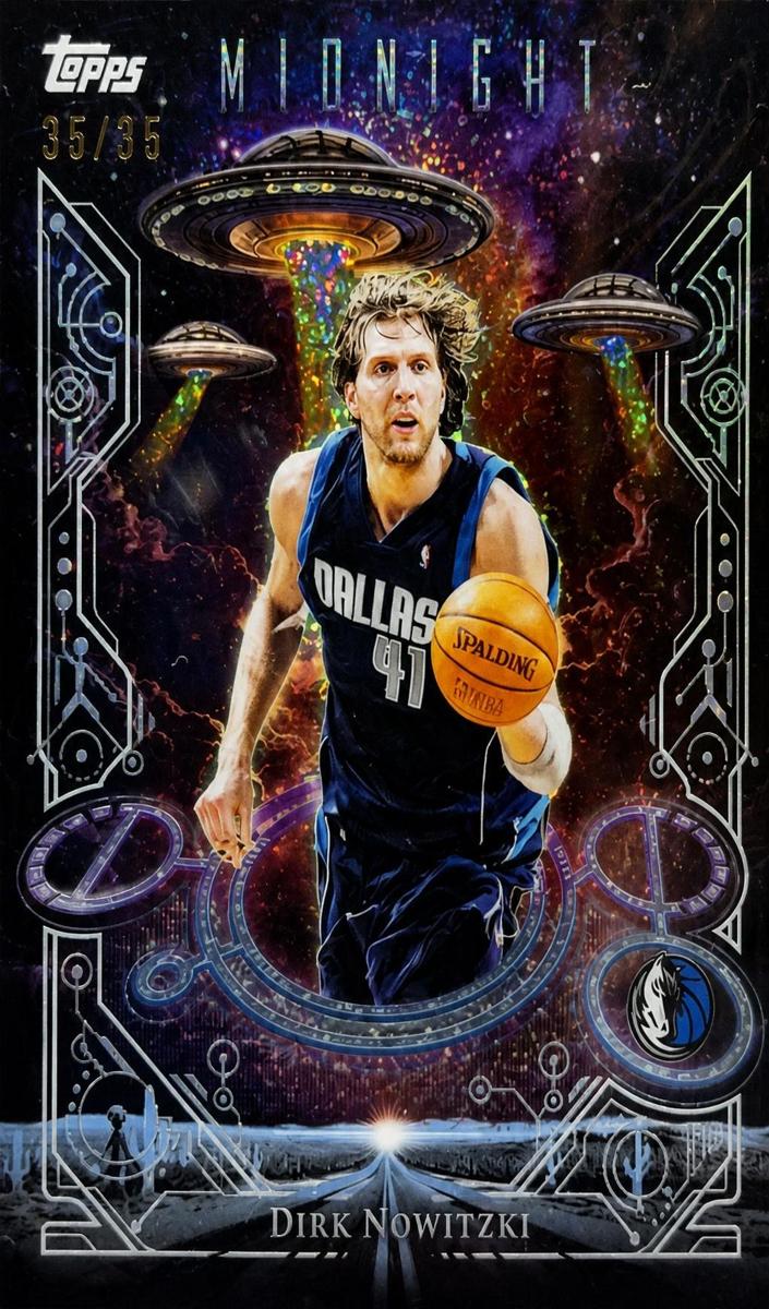 2025 Topps Midnight Daydreamers Dirk Nowitzki #DD-15 card