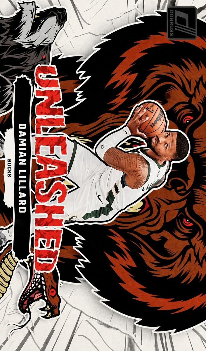 2023 Panini Donruss Damian Lillard #9 card
