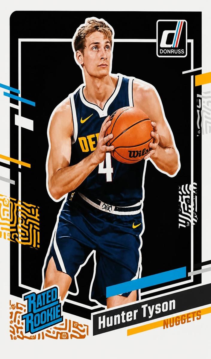 2023 Panini Donruss Hunter Tyson #201 card