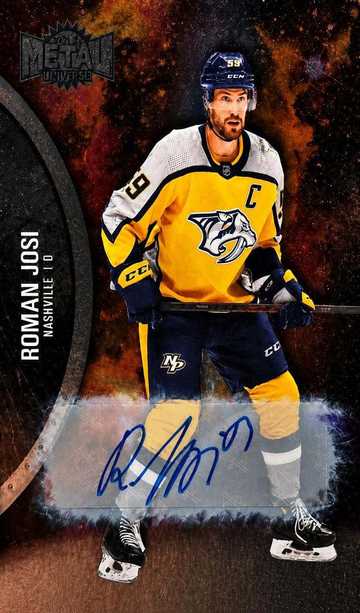 2021 Skybox Metal Universe Roman Josi #129 card