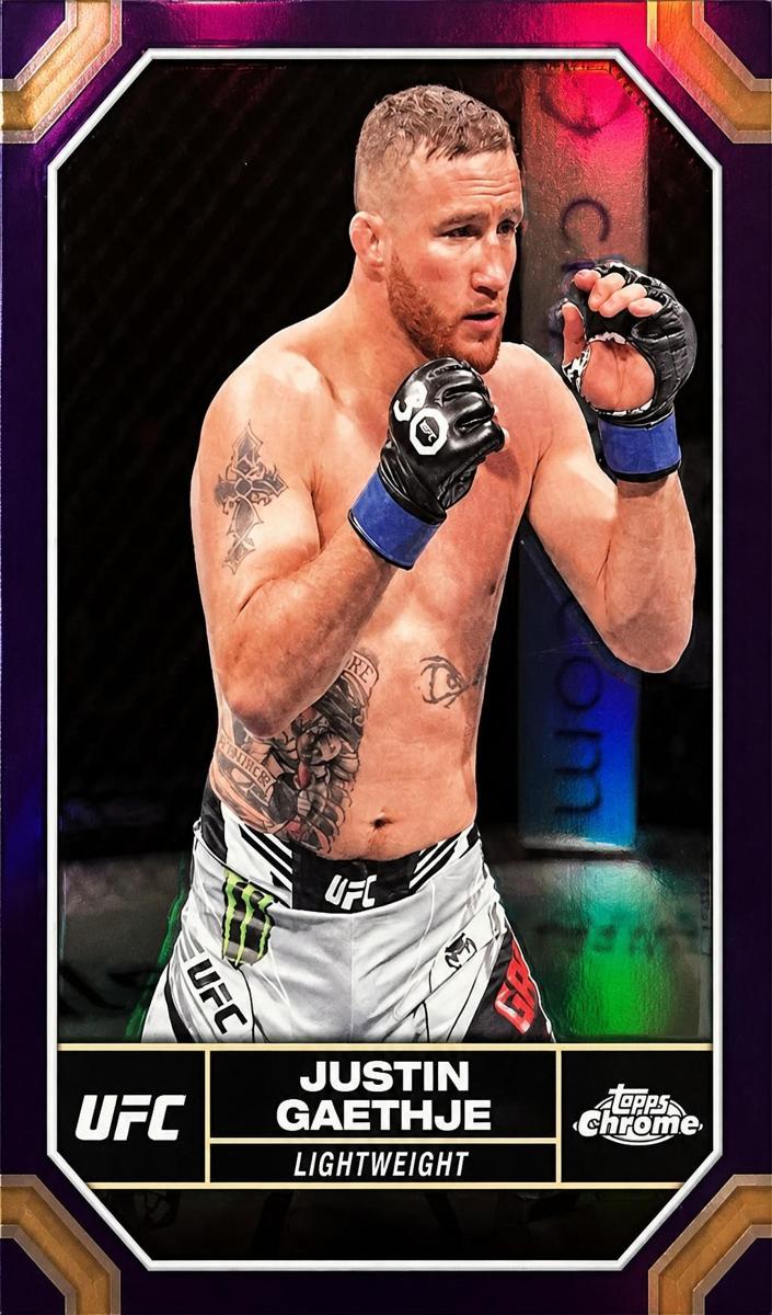 2024 Justin Gaethje [Purple Refractor] #104