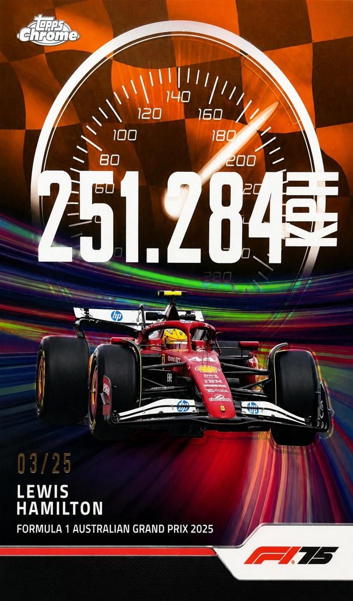 2025 Lewis Hamilton [Orange Refractor] #TS-2