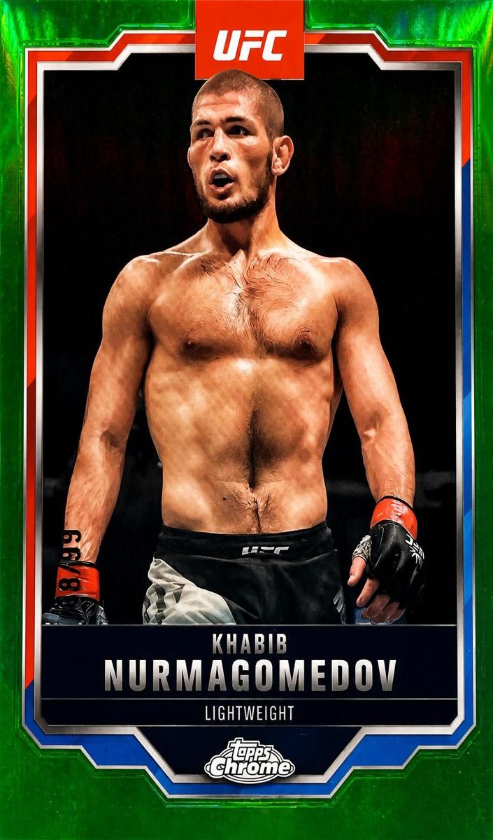 2025 Khabib Nurmagomedov [Green Refractor] #36