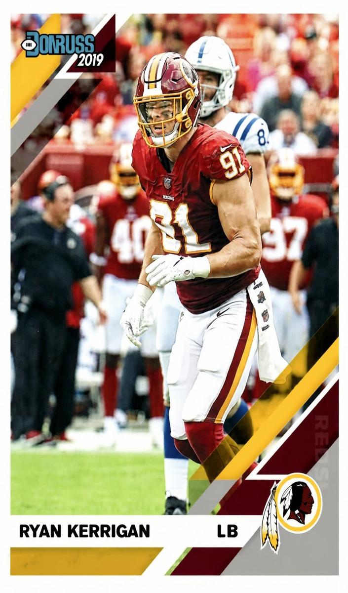 2019 Panini Donruss Ryan Kerrigan #200 card