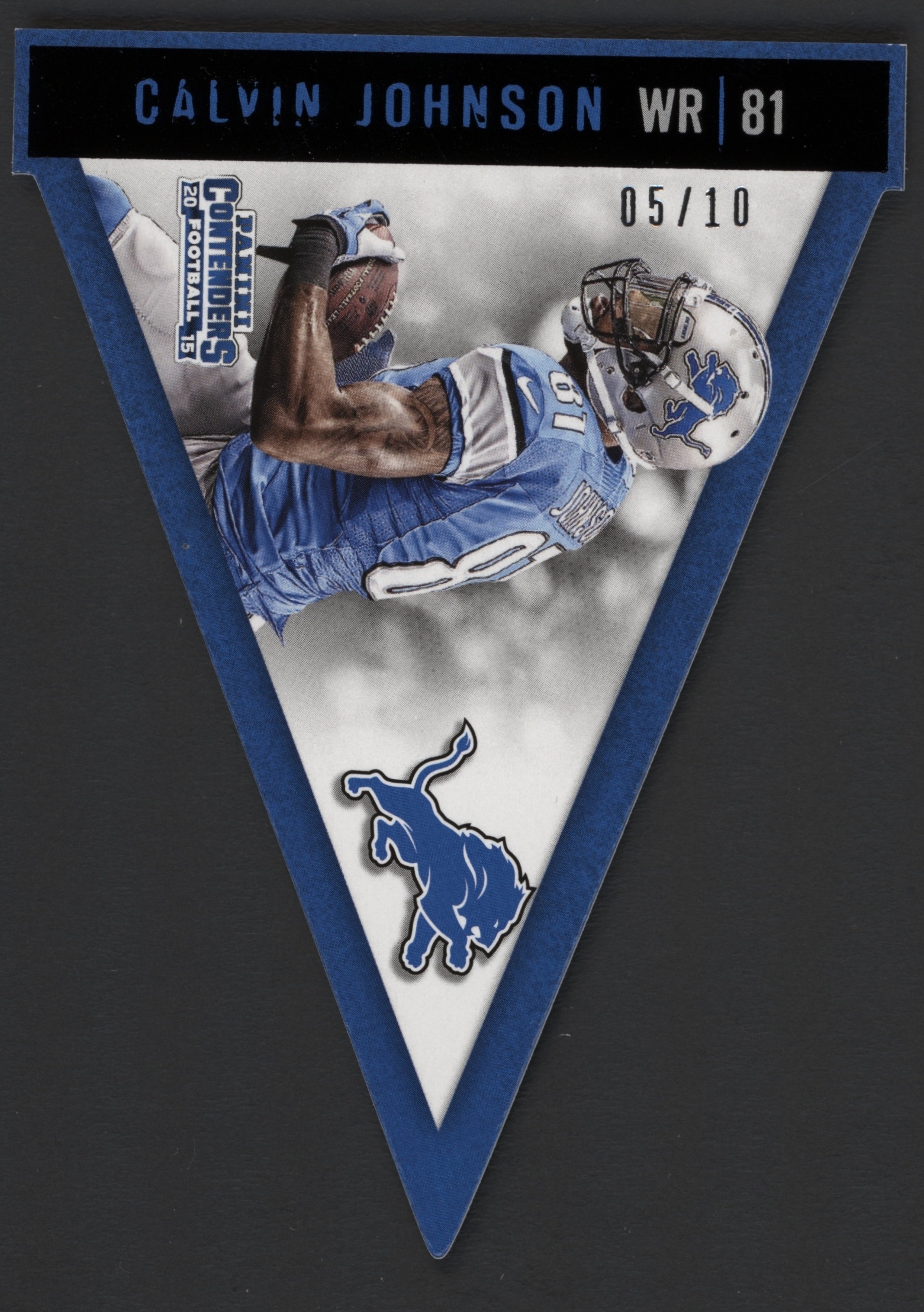 2015 Panini Contenders Calvin Johnson [Black] #P6 card