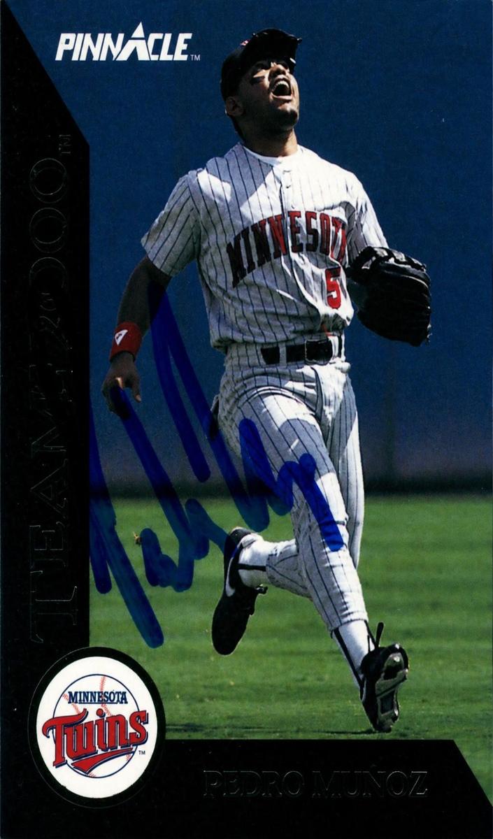 Pedro Munoz 1992 Pinnacle Team 2000 Baseball